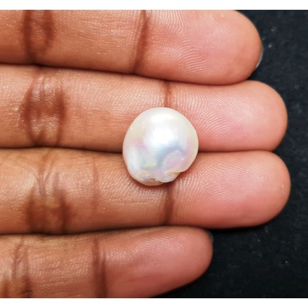 14.92 carats Natural White Venezuela Pearl 13.60x12.70x11.96 mm