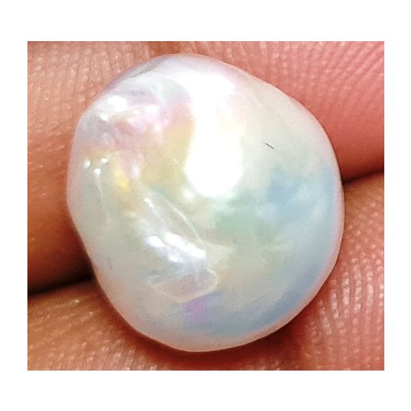 13.91 carats Natural White Venezuela Pearl 13.48x12.28x12.03 mm