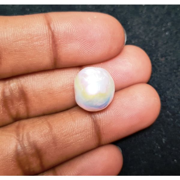 13.91 carats Natural White Venezuela Pearl 13.48x12.28x12.03 mm