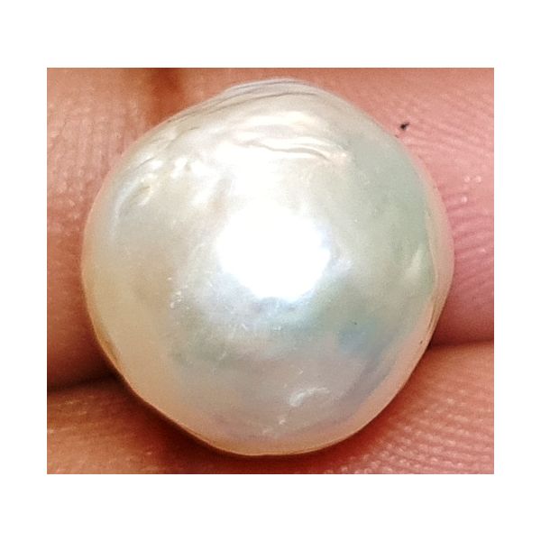 15.09 carats Natural White Venezuela Pearl 12.26x13.48x12.35 mm