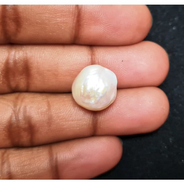 15.09 carats Natural White Venezuela Pearl 12.26x13.48x12.35 mm