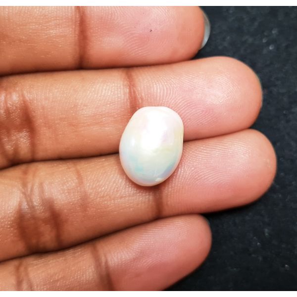 11.78 carats Natural White Venezuela Pearl 14.19x10.82x10.92 mm