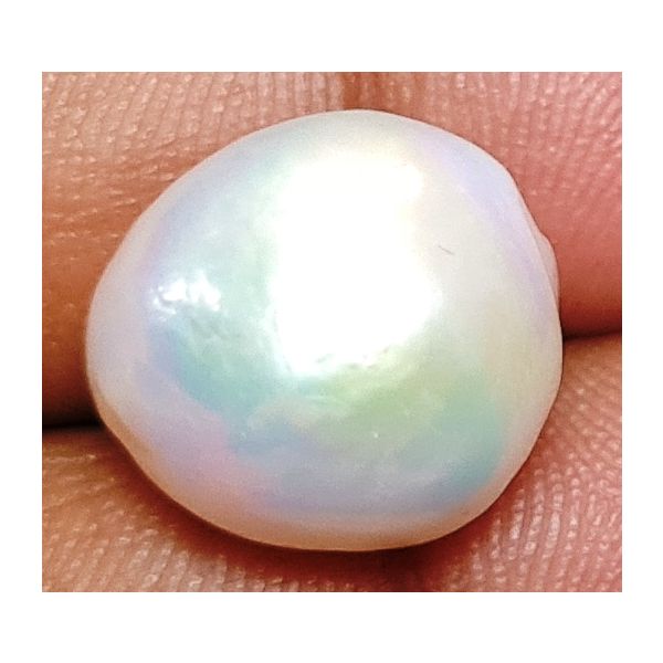 15.36 carats Natural White Venezuela Pearl 13.35x12.81x12.78 mm