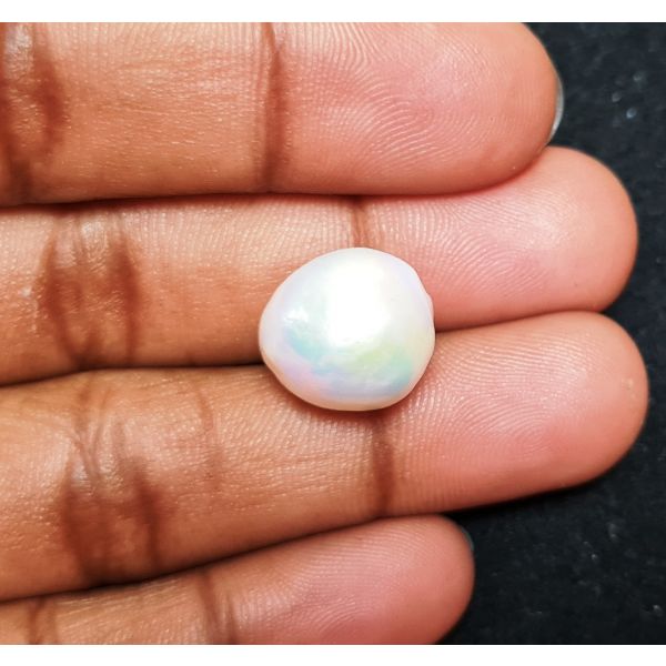 15.36 carats Natural White Venezuela Pearl 13.35x12.81x12.78 mm