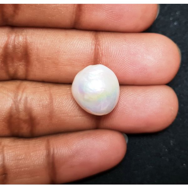 15.36 carats Natural White Venezuela Pearl 13.35x12.81x12.78 mm