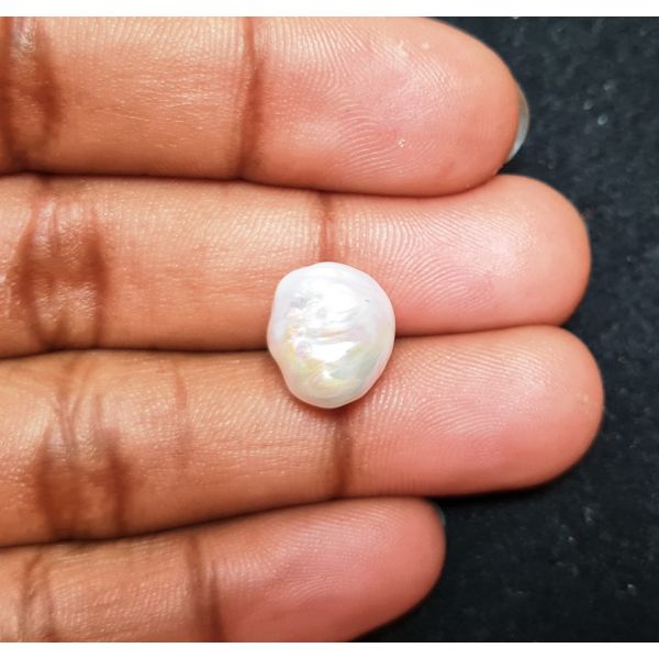 9.16 carats Natural White Venezuela Pearl 10.36x11.45x10.02 mm