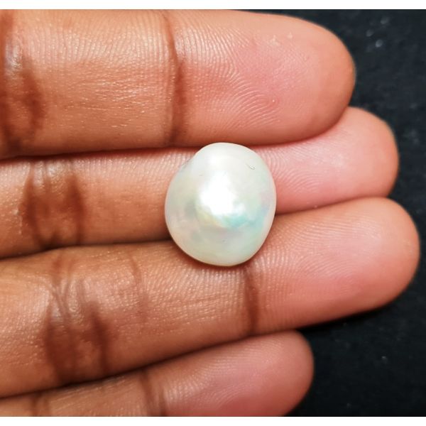 18.17 carats Natural White Venezuela Pearl 13.35x14.18x12.96 mm