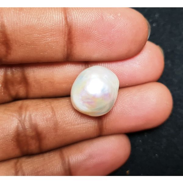 18.17 carats Natural White Venezuela Pearl 13.35x14.18x12.96 mm