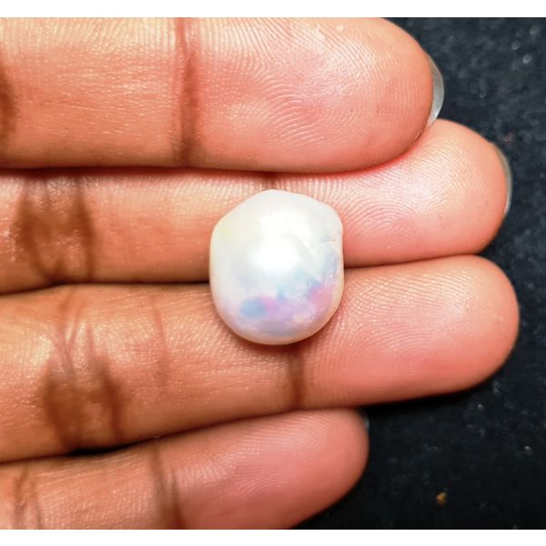 17.56 carats Natural White Venezuela Pearl 14.89x13.78x12.39 mm