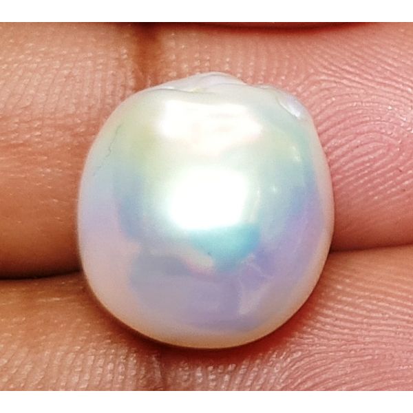 15.67 carats Natural White Venezuela Pearl 13.80x12.34x12.91 mm