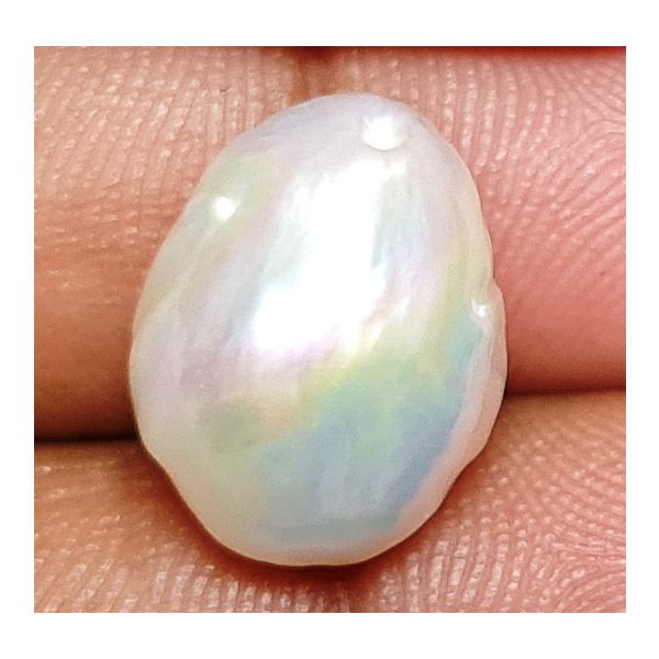 11.33 carats Natural White Venezuela Pearl 13.76x10.77x11.45 mm