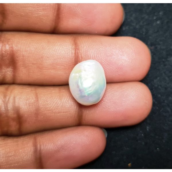 11.33 carats Natural White Venezuela Pearl 13.76x10.77x11.45 mm