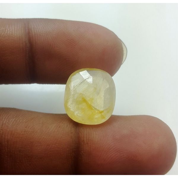 9.96 Carats Natural Yellow Sapphire 14.06x12.73x4.90 mm