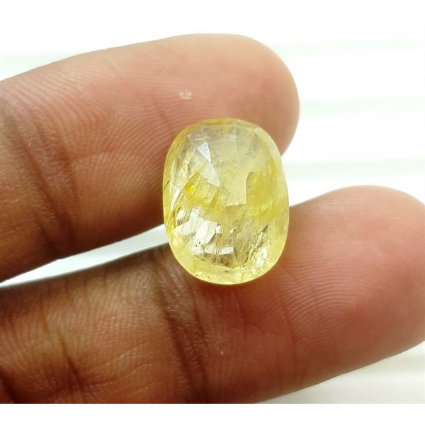 10.43 Carats Natural Yellow Sapphire 13.99x10.41x7.04 mm