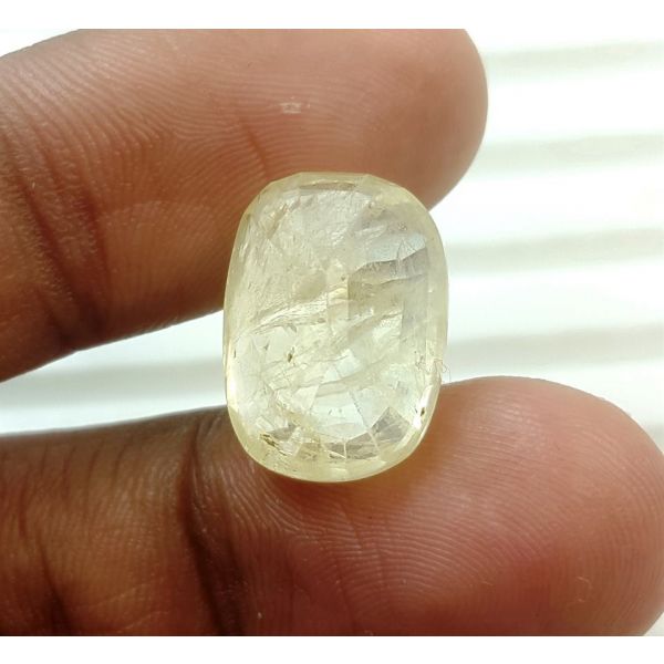 15.92 Carats Natural Yellow Sapphire 15.85x11.56x8.81 mm