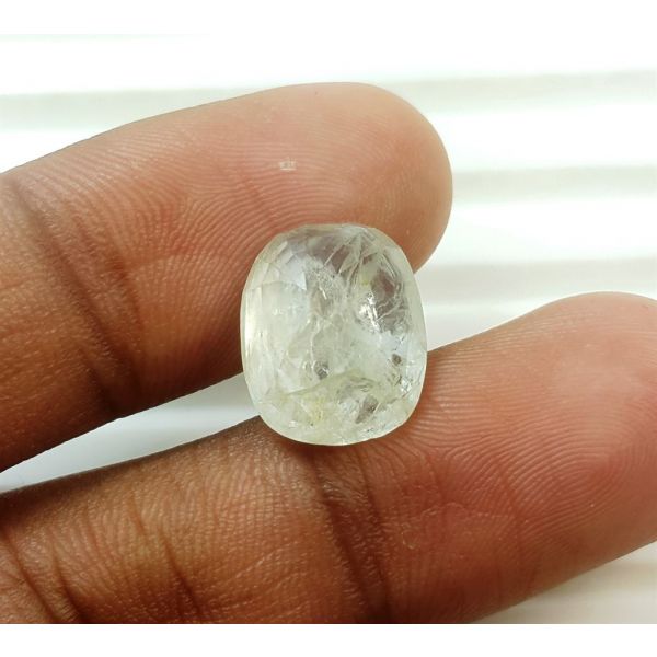 9.54 Carats Natural Light Yellow Sapphire 13.32x10.67x6.57 mm