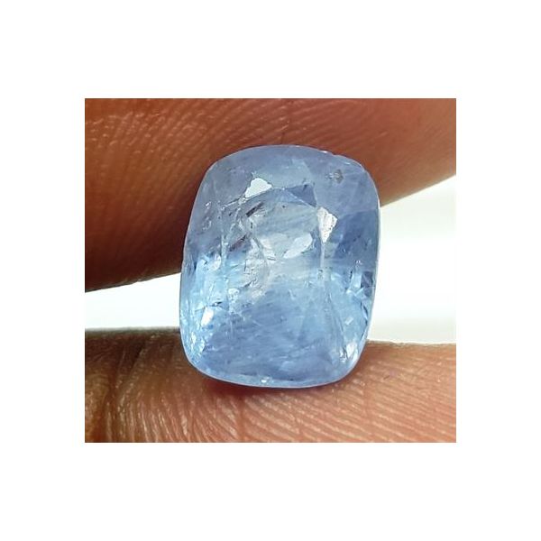 4.08 Carats Natural Blue Sapphire 9.63x7.61x5.86 mm