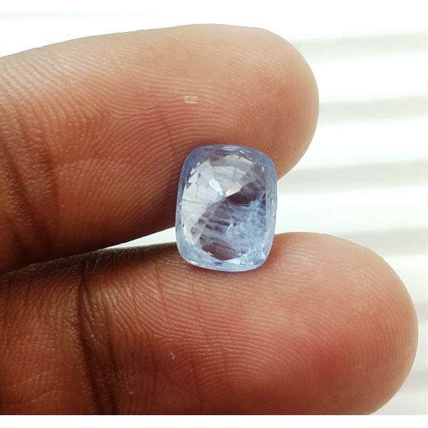 4.08 Carats Natural Blue Sapphire 9.63x7.61x5.86 mm