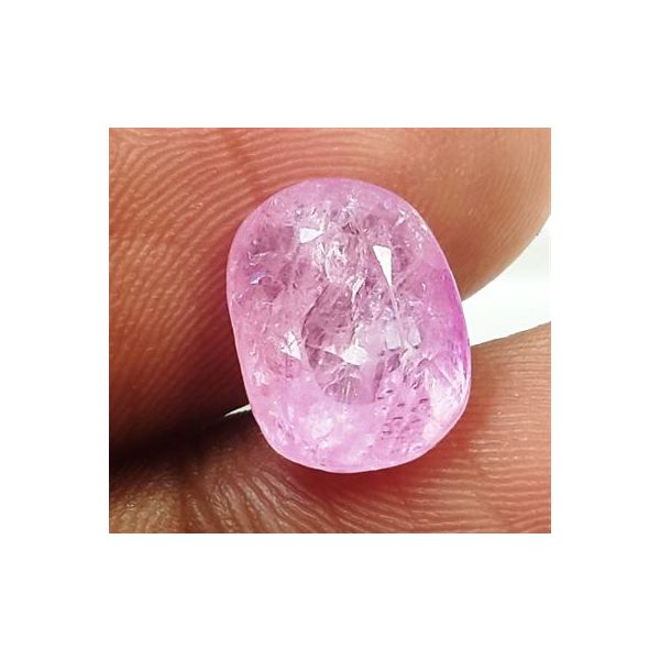 4.04 Carats Natural Pink Sapphire 10.14x7.71x5.05mm