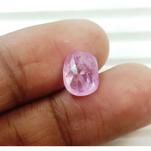 4.04 Carats Natural Pink Sapphire 10.14x7.71x5.05mm