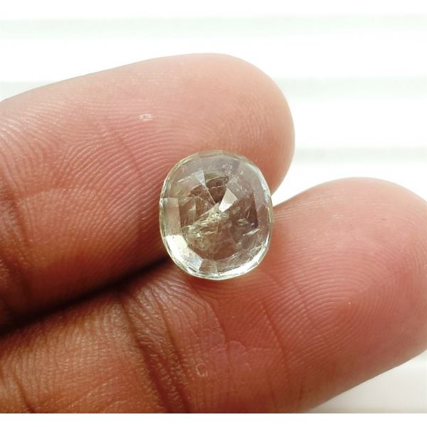 4.59 Carats Natural Olive Green Sapphire 9.57x8.57x5.90mm