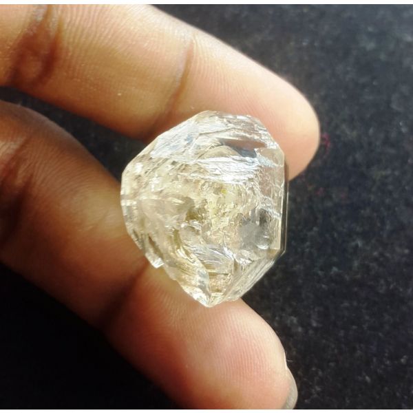 33.64 Carats Natural White Herkimer Diamond 25.51x23.62x11.12 mm