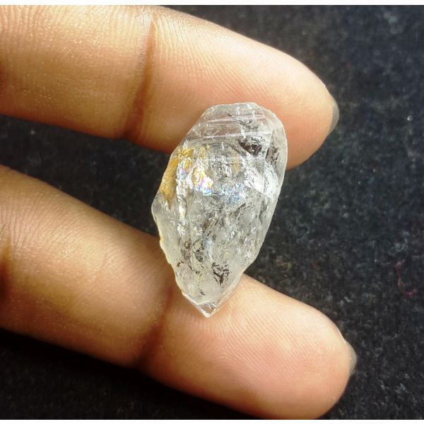 19.12 Carats Natural White Herkimer Diamond 24.14x12.97x10.52 mm