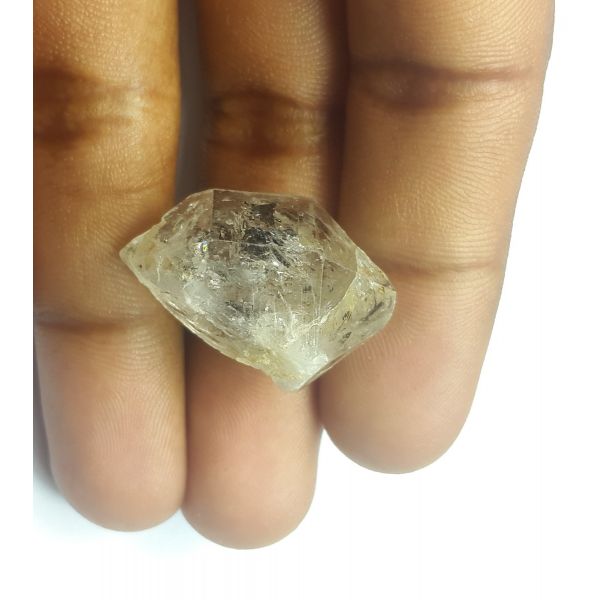 39.10 Carats Natural White Herkimer Diamond 26.59x18.75x13.82 mm