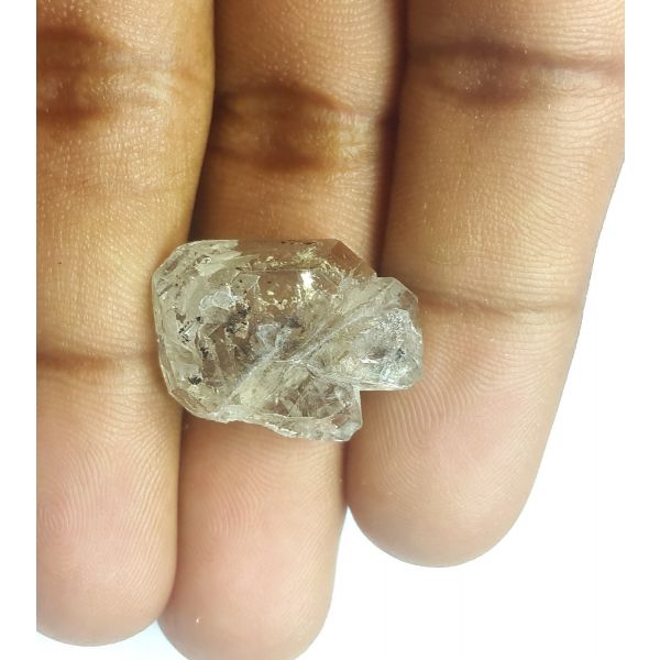 17.68 Carats Natural White Herkimer Diamond 22.10x18.55x7.00 mm