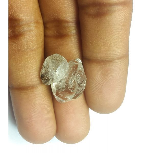 14.26 Carats Natural White Herkimer Diamond 18.34x17.52x7.50 mm