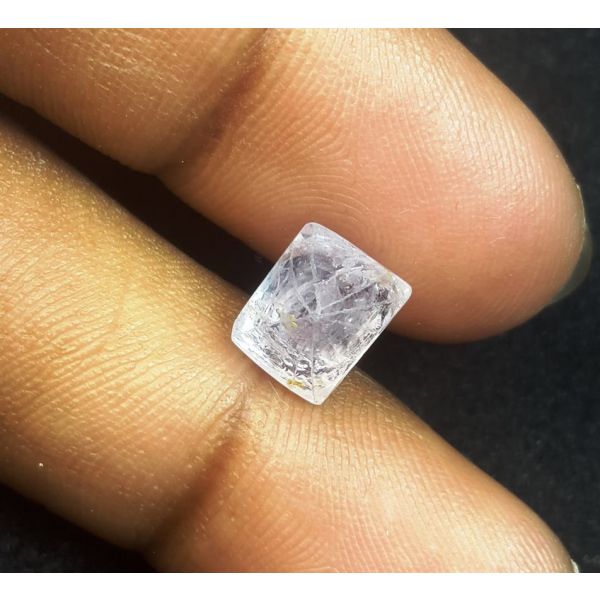 4.30 Carats Natural Tinted Pink Sapphire 8.53x6.97x6.58 mm