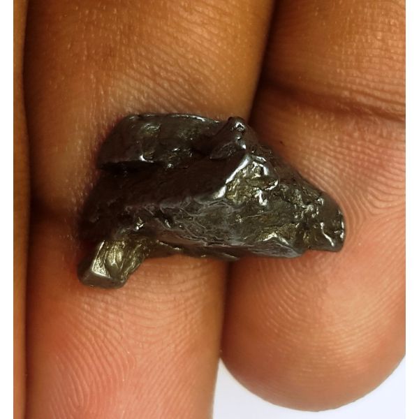 24.71 Carats Black Meteorite 17.36 x 12.00 x 9.32 mm