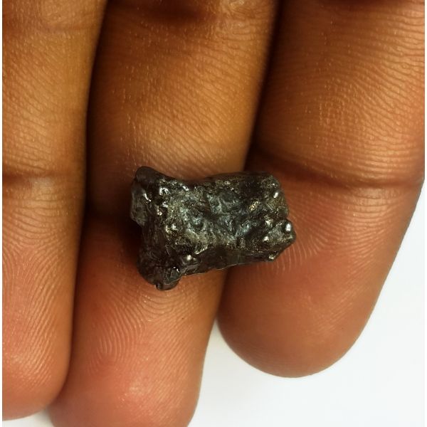 25.15 Carats Black Meteorite 14.34 x 11.26 x 9.58 mm