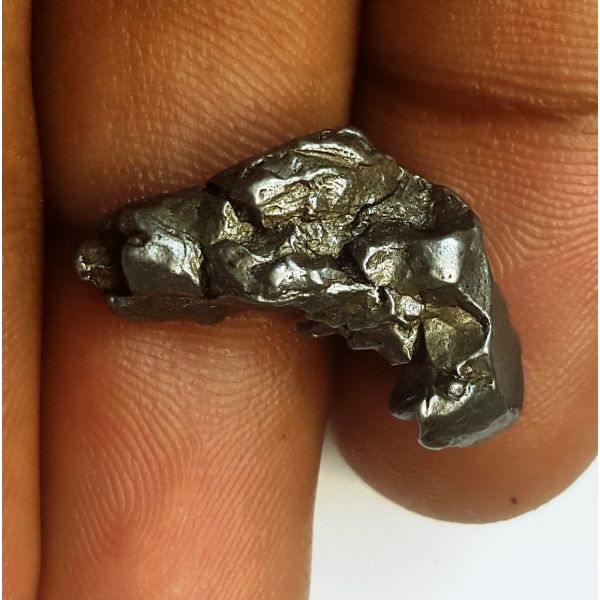 22.77 Carats Black Meteorite 22.36 x 11.67 x 7.12 mm