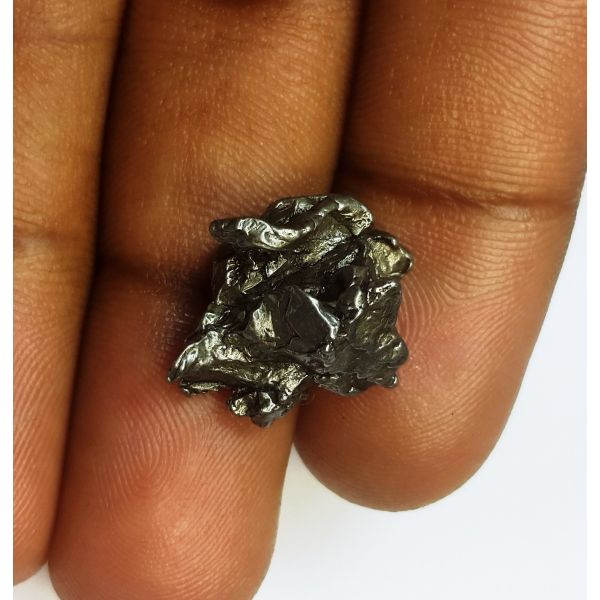 23.79 Carats Black Meteorite 16.79 x 13.84 x 8.71 mm