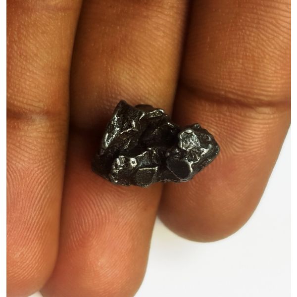 23.84 Carats Black Meteorite 15.48 x 10.65 x 9.55 mm