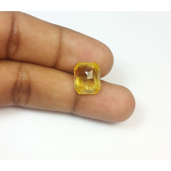 9.03 Carats Natural Yellow Sapphire 12.18x10.07x6.78 mm