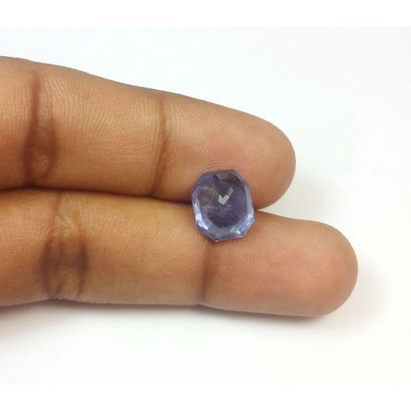 7.58 Carats Natural Blue Sapphire 10.69x9.40x7.75 mm