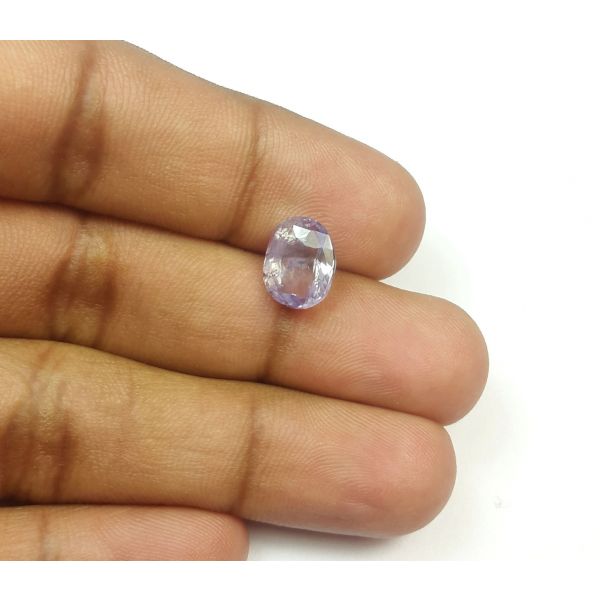 4.07 Carats Natural Purple Sapphire 9.97x8.19x5.58 mm