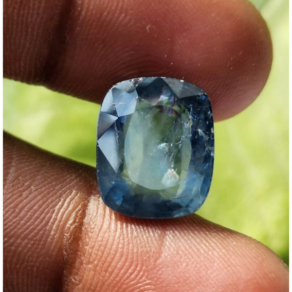 13.13 Carats Natural Greenish Blue Sapphire 14.31x12.01x6.61 mm