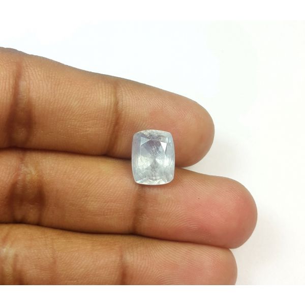 6.33 Carats Natural Tinted Blue Sapphire 10.91x8.50x6.85 mm