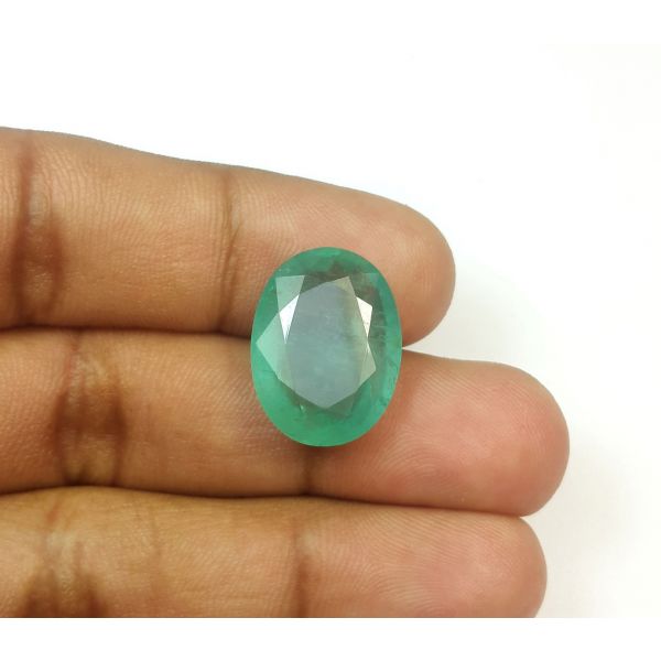 12.03 Carats Natural Green Emerald 18.34x13.85x7.17 mm
