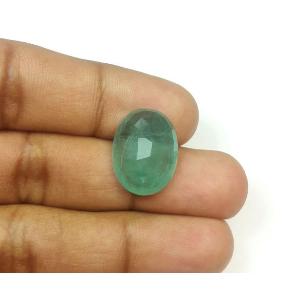 12.03 Carats Natural Green Emerald 18.34x13.85x7.17 mm