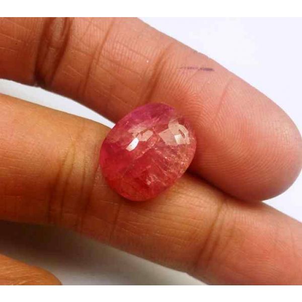 7.70 Carats Pinkish Red Burma(Myanmar) Ruby 13.60 x 11.27 x 4.62 mm