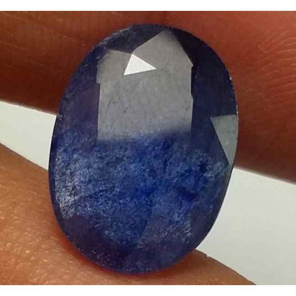 6.05 Carats Blue African Sapphire 16.03 x 10.10 x 3.98 mm