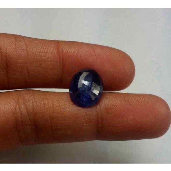 5.93 Carats Blue African Sapphire 11.98 x 9.70 x 4.81 mm