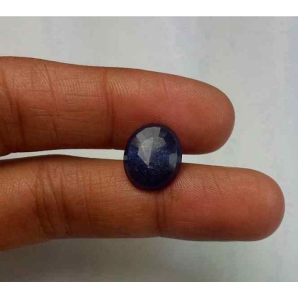 5.77 Carats Blue African Sapphire 12.14 x 10.36 x 5.14 mm