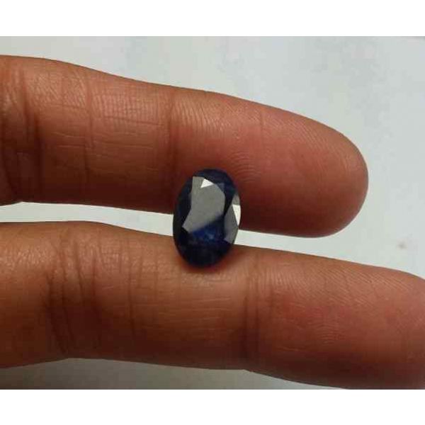 4.43 Carats Blue African Sapphire 11.50 x 7.48 x 4.88 mm