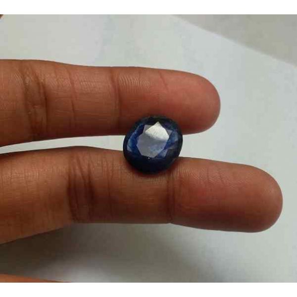 6.73 Carats Blue African Sapphire 14.61 x 12.71 x 4.29 mm