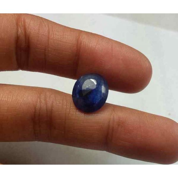 5.45 Carats Blue African Sapphire 12.22 x 10.54 x 4.12 mm